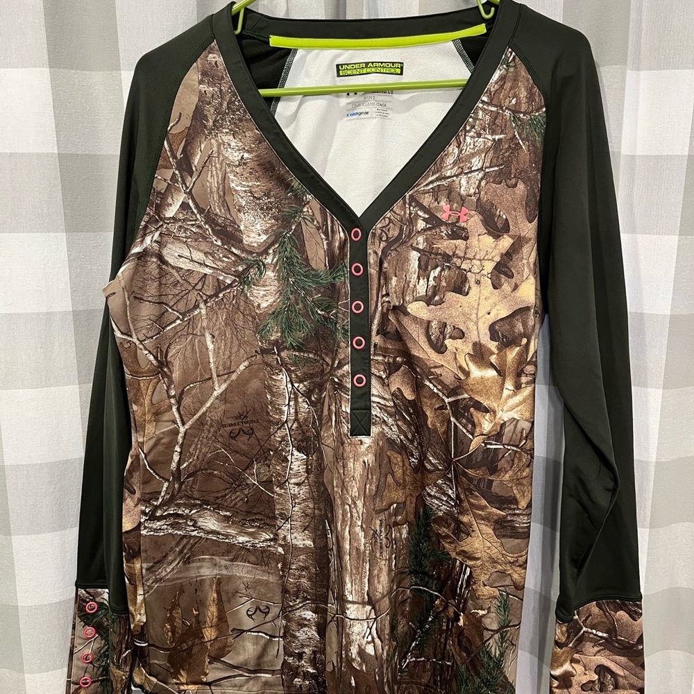 Under Armour Scent Control Camo Long Sleeve Tee